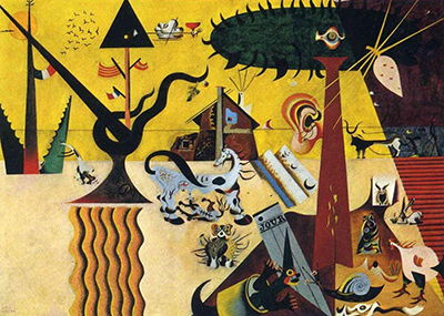 The Tilled Field Joan Miro